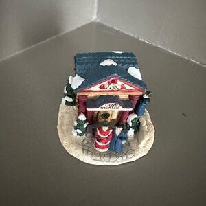 Holiday Time Festive Town Theatre Sticker